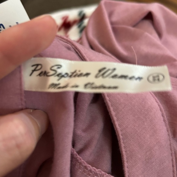 PerSeption Women’s Short Sleeve Blouse. New with Tags. Rose Pink. Size 2X. - Picture 6 of 7